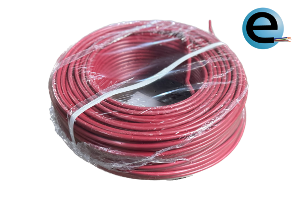 Cable Souple 10mm² Rouge H07V-K à la découpe : 1 mètre